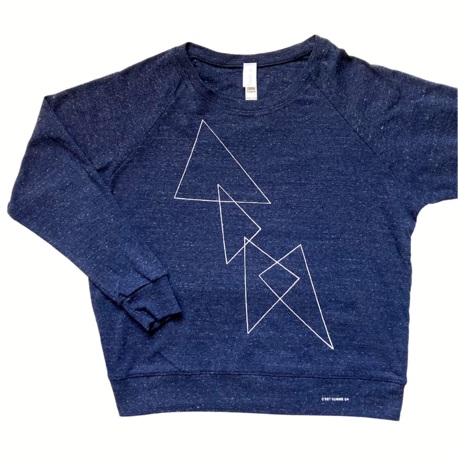c'est comme ça - triangles navy