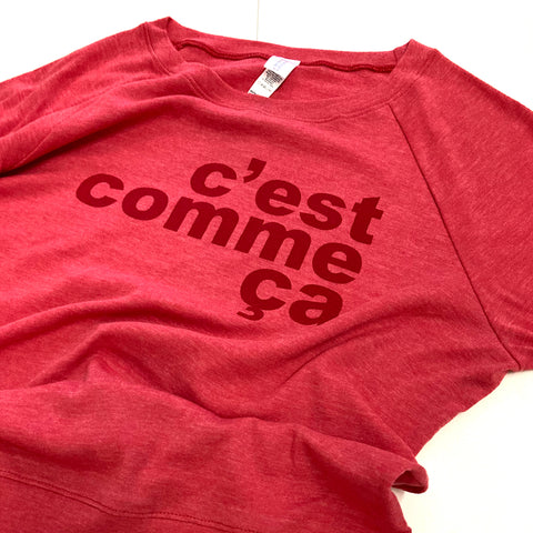 c'est comme ça