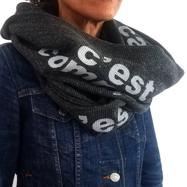 c'est comme ça (it's like that) in two colours