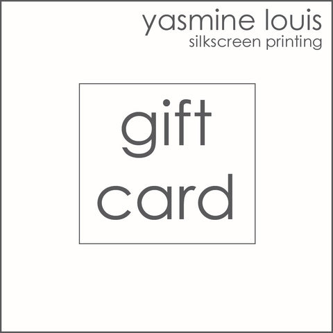 Yasmine Louis Gift Card (clothing and classes)