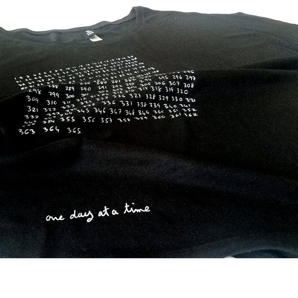 one day at a time (black)